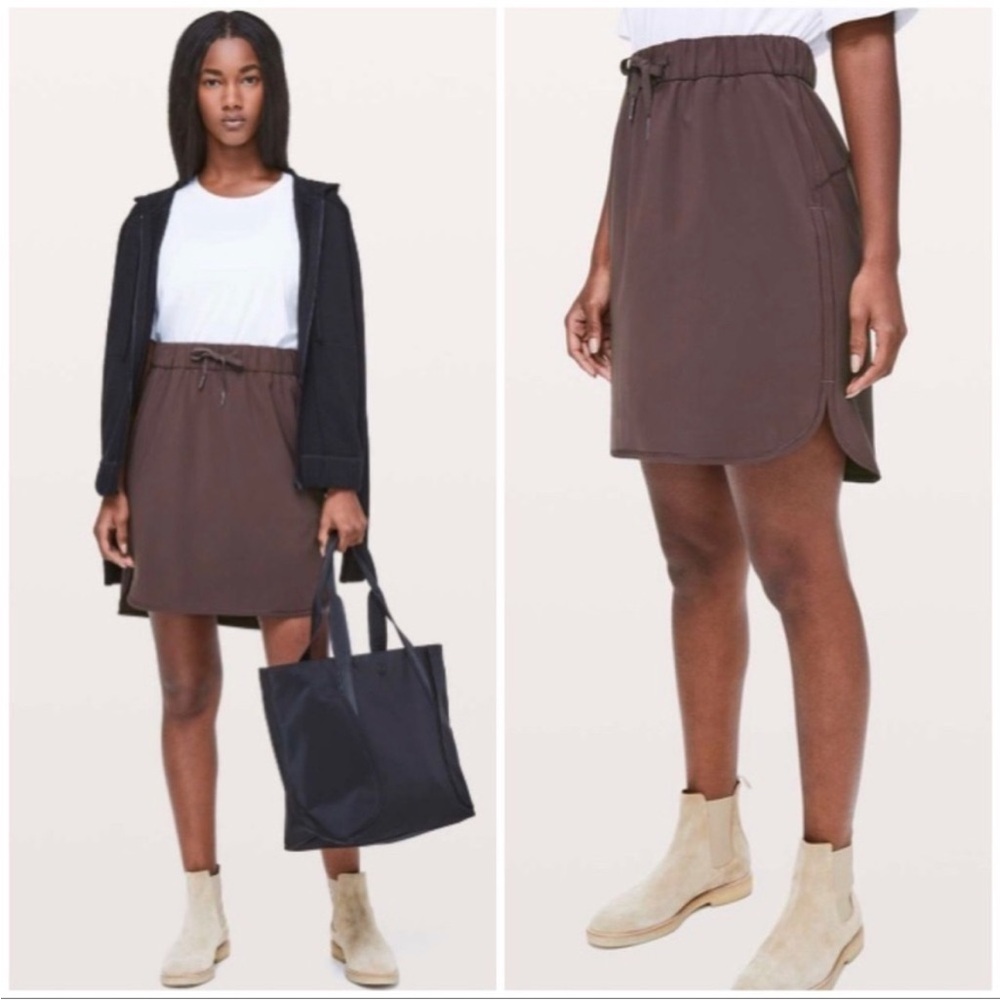 Lululemon Athletic On The Fly Skirt Frosted Mulberry Women’s Size 4